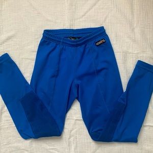 EUC kids Kerrits performance knee patch tights, size M